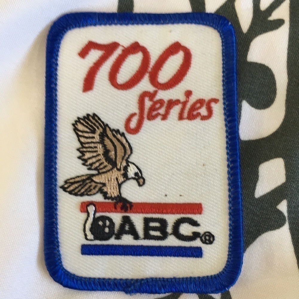 Vintage Bowling Patch 700s ABC